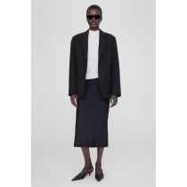 Anine Bing Bar Silk Skirt Women Black