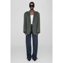 Anine Bing Quinn Women's Blazers Olive Green