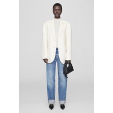 Anine Bing Quinn Blazers Women White