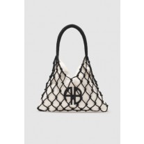 Anine Bing Gaia , Damen Tasche Schwarz Beige