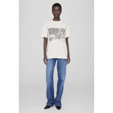 Sweatshirt Anine Bing Lili Ab X To X Rolling Stones Damen Weiß