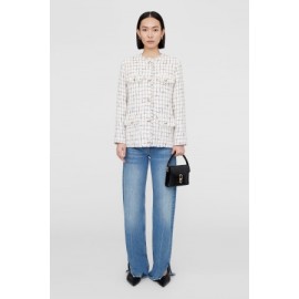 Anine Bing Janet Jacken Damen Weiß