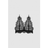 Γυναικείο σουτιέν Anine Bing Delicate Lace Μαύρο