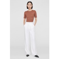 Anine Bing Caitlyn női terrakotta gofri felsők