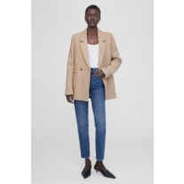 Anine Bing Fishbone Blazers női barna krém