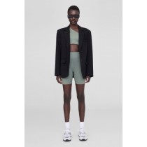 Shorts de ciclismo feminino Anine Bing Blake Alcachofra