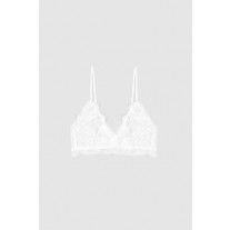 Anine Bing Lace With Trim Sutiene Damă Alb