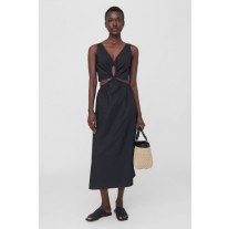 Dress Anine Bing Dione Mujer Negras 