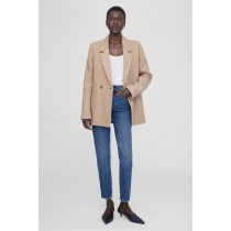 Blazers Anine Bing Fishbone Mujer Marrones Creme 