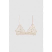 Anine Bing Blonde med Trim Dame BH Beige
