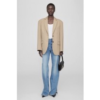 Anine Bing Quinn Blazer Damer Mørkebrun