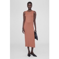 Kjole Anine Bing Savannah Woman Terracotta Vaffel