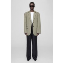 Anine Bing Quinn Blazers Dames Groen Kaki
