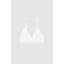 Anine Bing Lace with Trim Naisten Bras Valkoinen