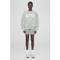 Sweat Anine Bing JaciUniversity New York Femme Washed Faded Seafoam